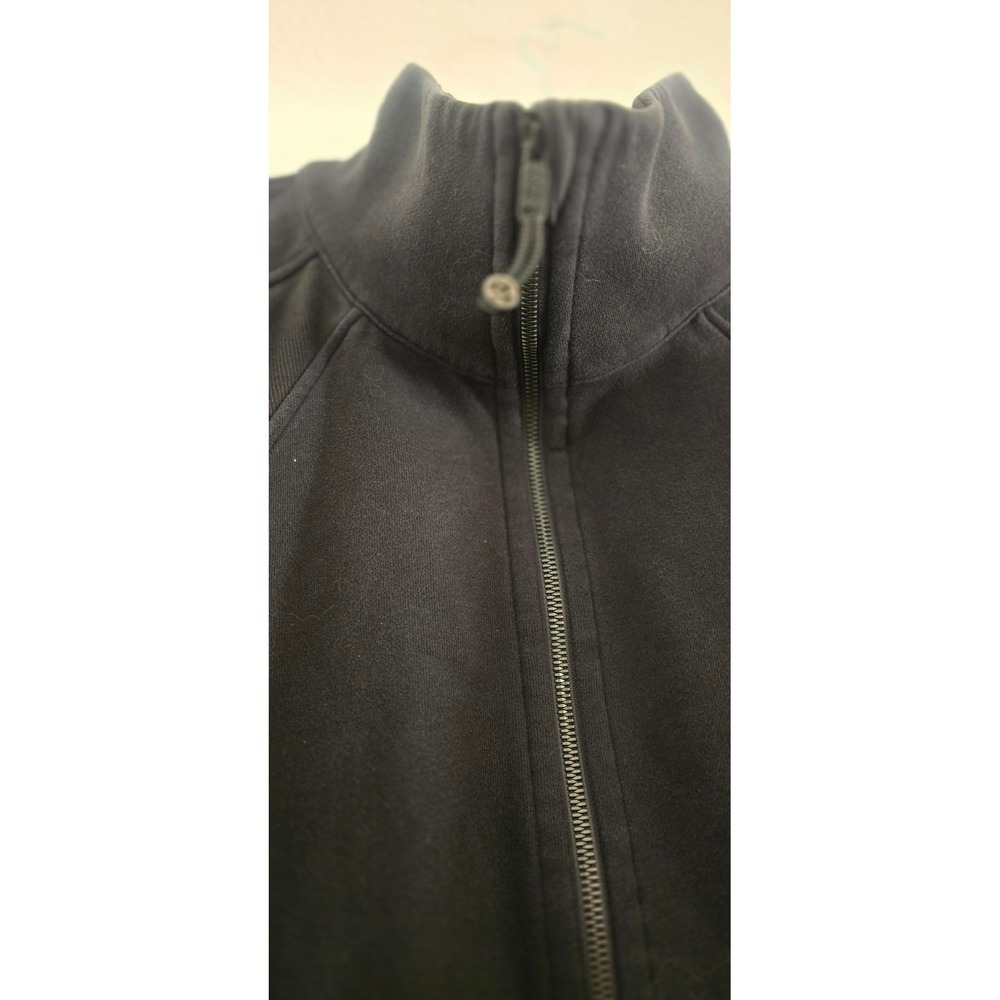 Lululemon Jacket XL/XXL Black Full Zip Relaxed Fit Mock Neck Womens Activewear - Picture 8 of 9